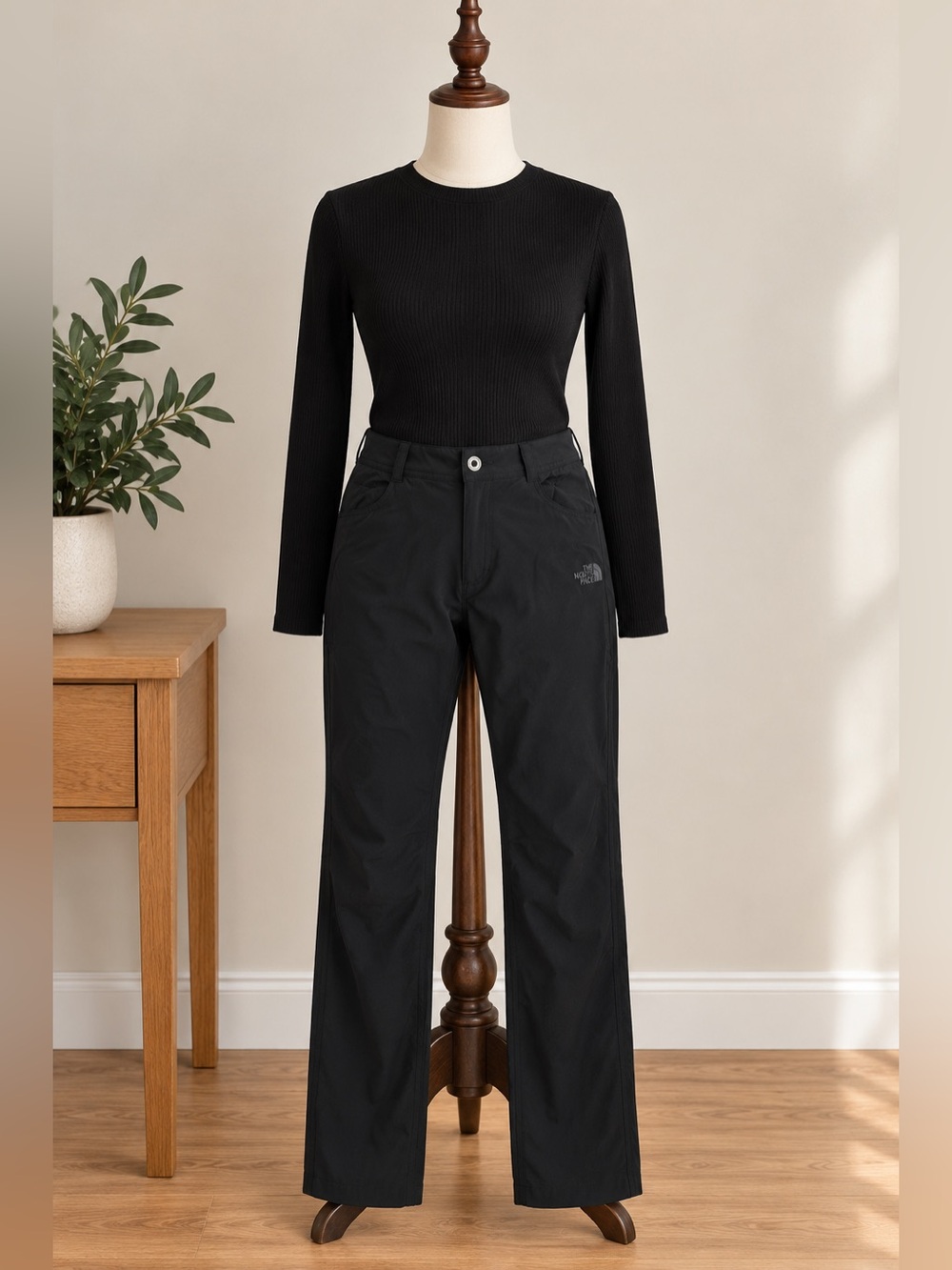 The North Face Black Wide-Leg Pants